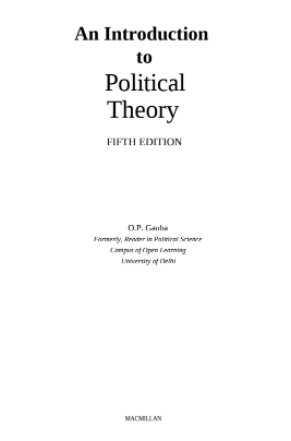 o p gauba political theory pdf writer